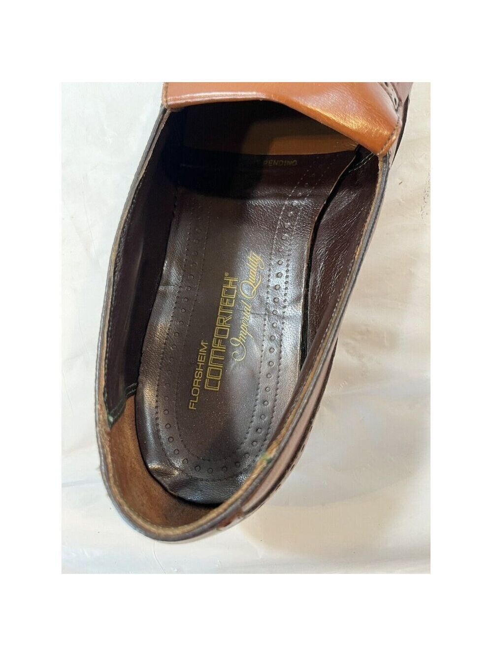FLORSHEIM LEXINGTON Wingtip LoaferTassel Kiltie SIZE 9.5 E - Picture 3 of 13